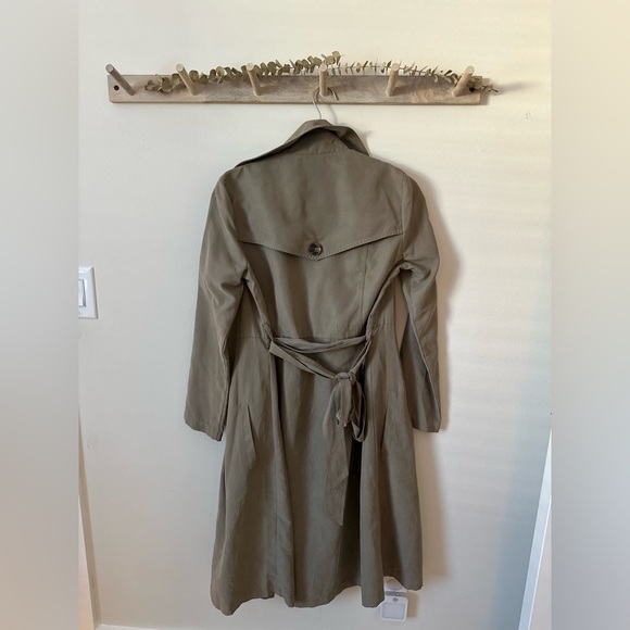 Jack by BB Dakota Neutral Trenchcoat in Taupe Size XS - Picture 6 of 8
